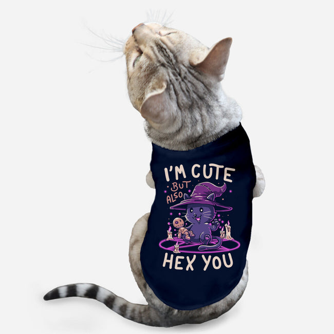 I'm Cute But Also Hex You-cat basic pet tank-koalastudio