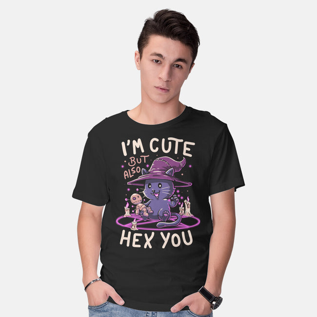 I'm Cute But Also Hex You-mens basic tee-koalastudio
