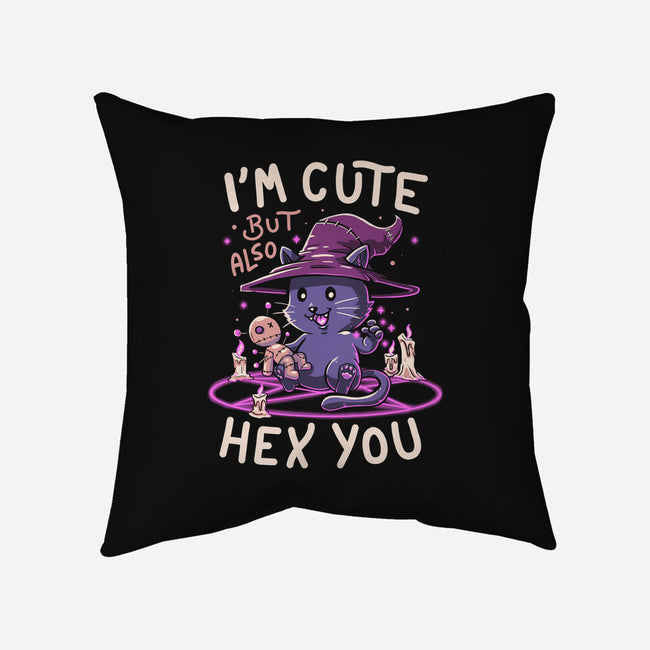 I'm Cute But Also Hex You-none removable cover w insert throw pillow-koalastudio