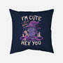 I'm Cute But Also Hex You-none removable cover w insert throw pillow-koalastudio