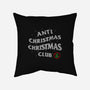 Anti Christmas Club-none removable cover throw pillow-Rogelio
