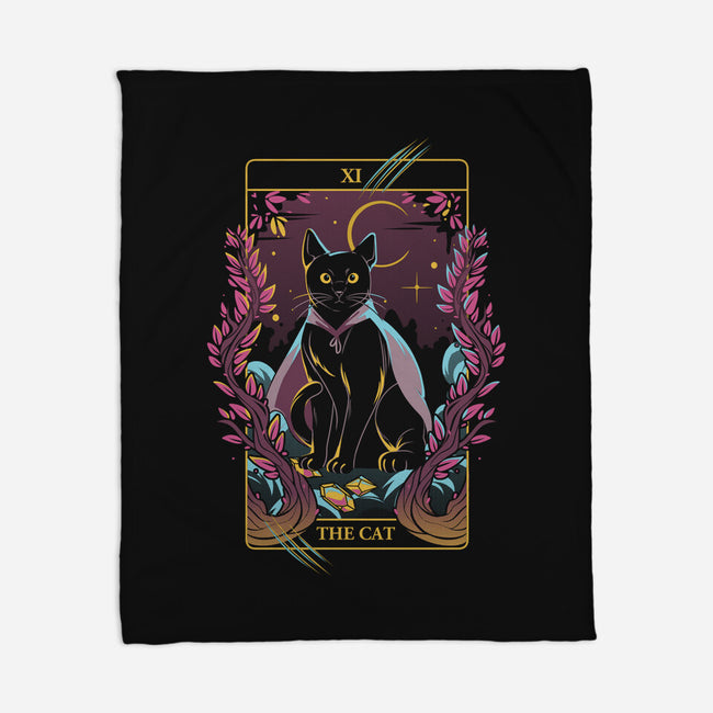 Tarot Cat-none fleece blanket-yumie