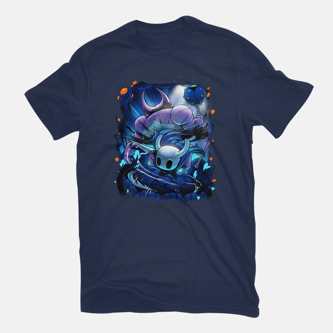The Knight Of Hallownest-unisex basic tee-Bruno Mota