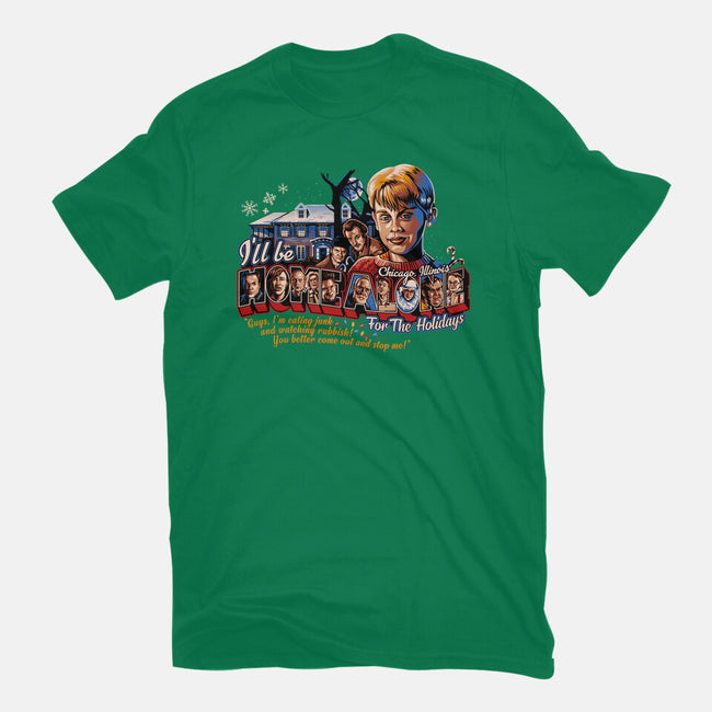 Home Alone For The Holidays-mens premium tee-goodidearyan