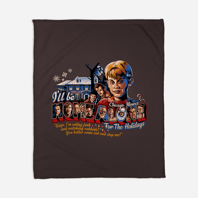 Home Alone For The Holidays-none fleece blanket-goodidearyan