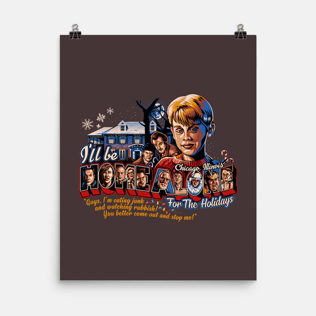Home Alone For The Holidays-none matte poster-goodidearyan