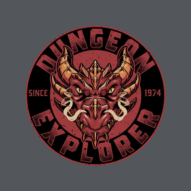 Dungeon Explorer-none removable cover w insert throw pillow-The Inked Smith