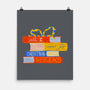 All I Want For Christmas Is Books-none matte poster-zawitees