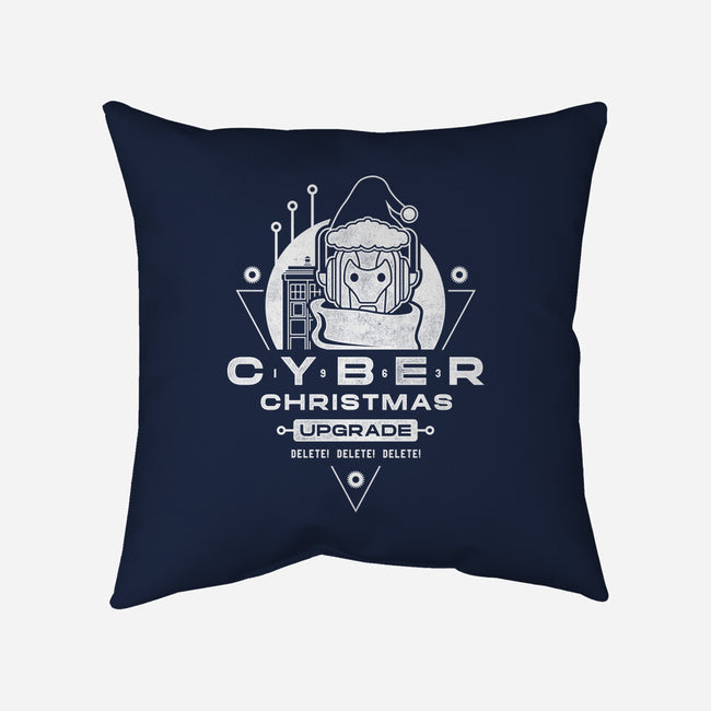 Christmas Upgrade-none removable cover w insert throw pillow-Logozaste