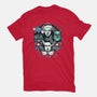 Christmas Monsters-womens fitted tee-momma_gorilla
