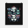 Christmas Monsters-none matte poster-momma_gorilla