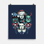 Christmas Monsters-none matte poster-momma_gorilla