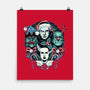 Christmas Monsters-none matte poster-momma_gorilla