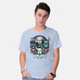 Christmas Monsters-mens basic tee-momma_gorilla