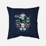 Christmas Monsters-none removable cover w insert throw pillow-momma_gorilla