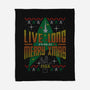 Live Long And Merry Xmas-none fleece blanket-Getsousa!