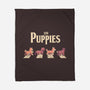 The Puppies-none fleece blanket-eduely