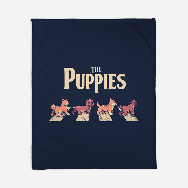 The Puppies-none fleece blanket-eduely