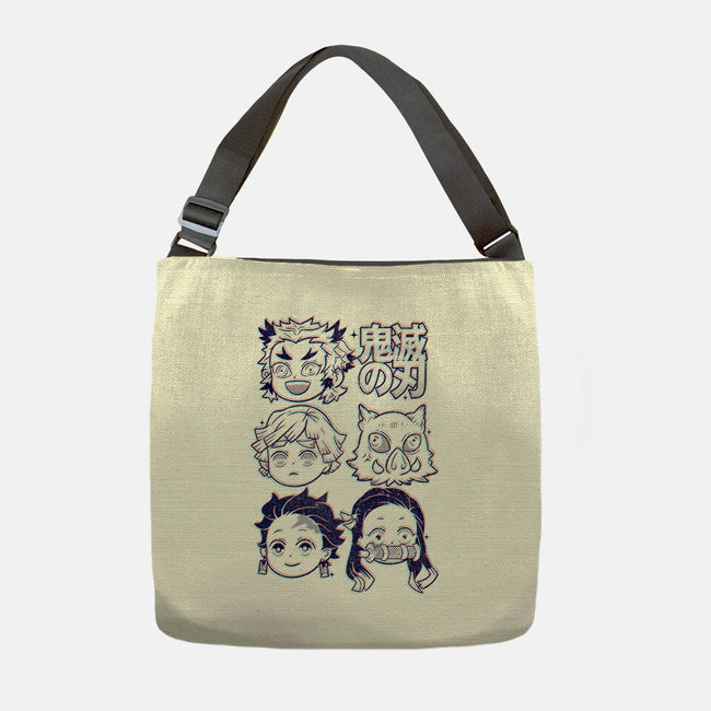 Cute Slayers-none adjustable tote bag-Douglasstencil