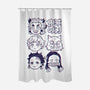 Cute Slayers-none polyester shower curtain-Douglasstencil