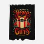 Sneaky Christmas Thief-none polyester shower curtain-Snouleaf