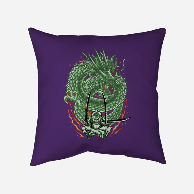 Three Sword Style-none removable cover w insert throw pillow-Imu Studio