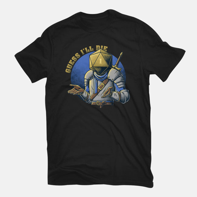 RPG Guess I'll Die-mens premium tee-The Inked Smith