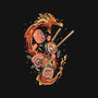 Sushi Roll Dragon-womens racerback tank-daizzystudio