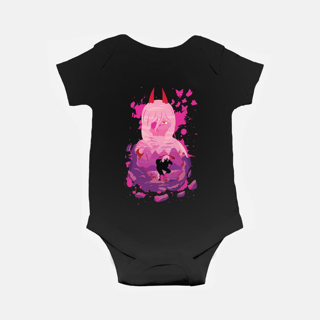 The Blood Devil-baby basic onesie-SwensonaDesigns