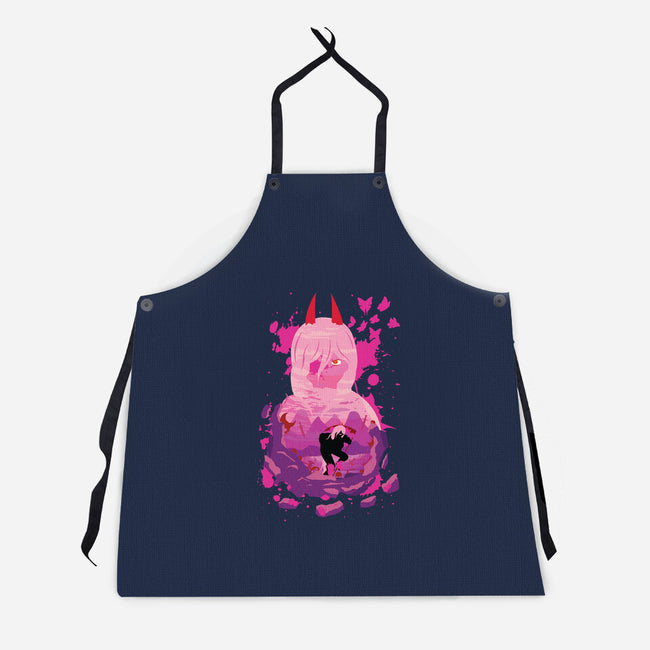The Blood Devil-unisex kitchen apron-SwensonaDesigns