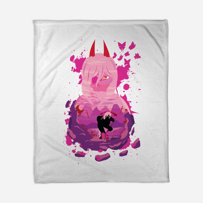 The Blood Devil-none fleece blanket-SwensonaDesigns