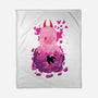 The Blood Devil-none fleece blanket-SwensonaDesigns