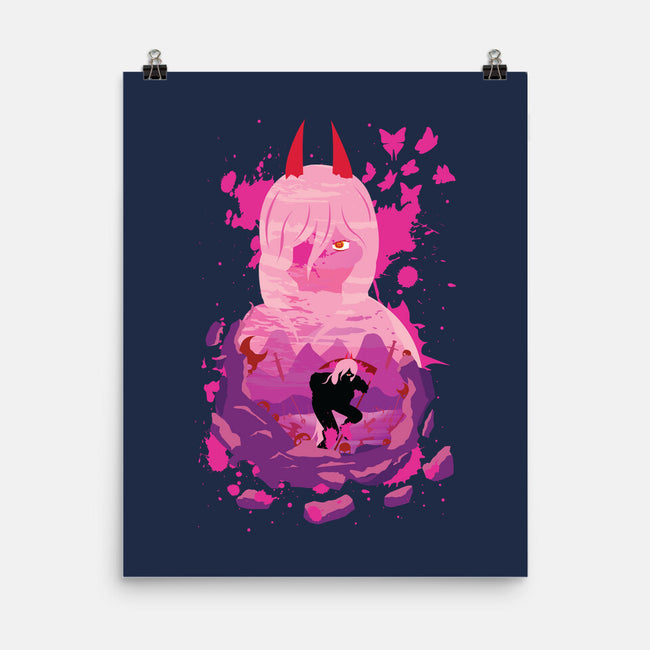 The Blood Devil-none matte poster-SwensonaDesigns