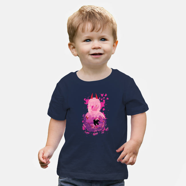 The Blood Devil-baby basic tee-SwensonaDesigns