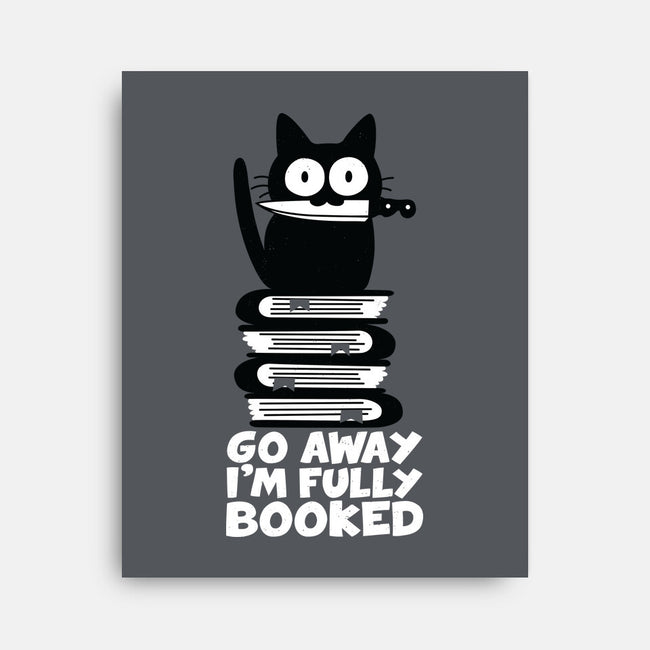 Fully Booked-none stretched canvas-Xentee