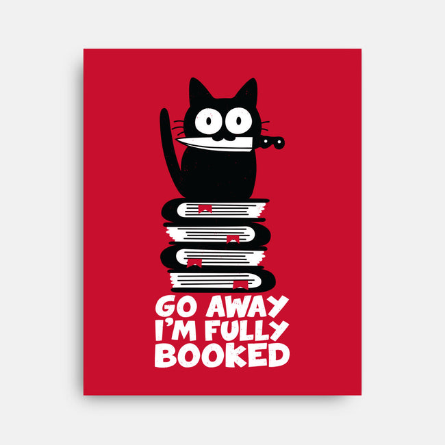 Fully Booked-none stretched canvas-Xentee