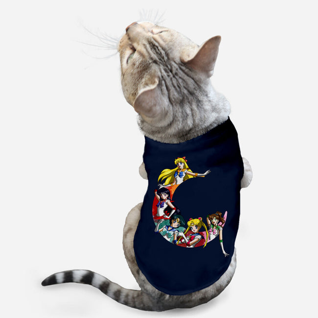 Sailors In Moon-cat basic pet tank-nickzzarto