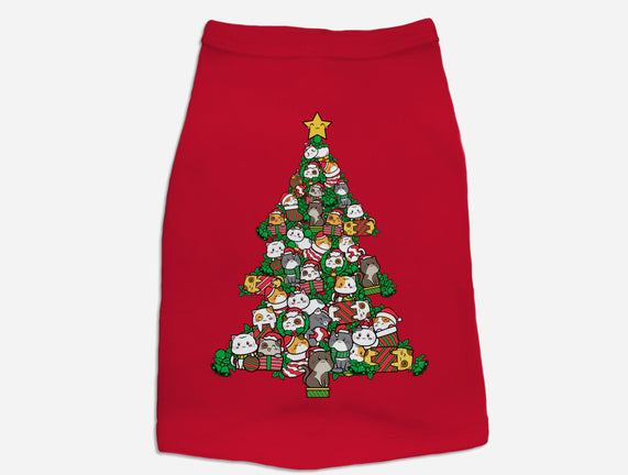 Cat Doodle Christmas Tree