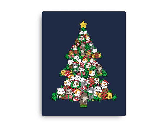 Cat Doodle Christmas Tree