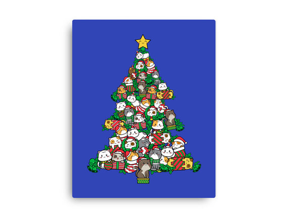 Cat Doodle Christmas Tree