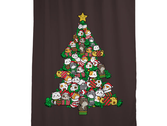 Cat Doodle Christmas Tree