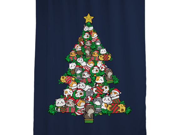 Cat Doodle Christmas Tree
