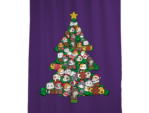 Cat Doodle Christmas Tree