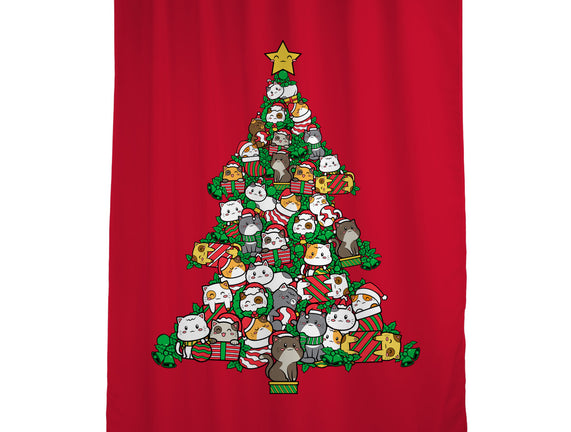 Cat Doodle Christmas Tree