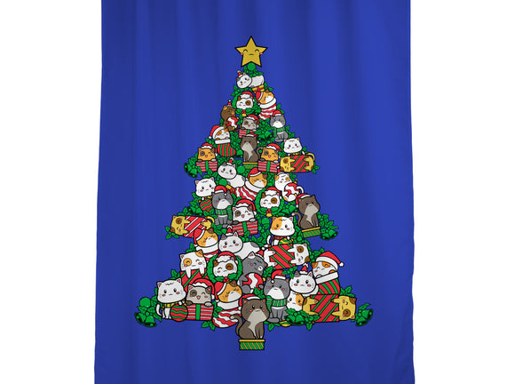 Cat Doodle Christmas Tree