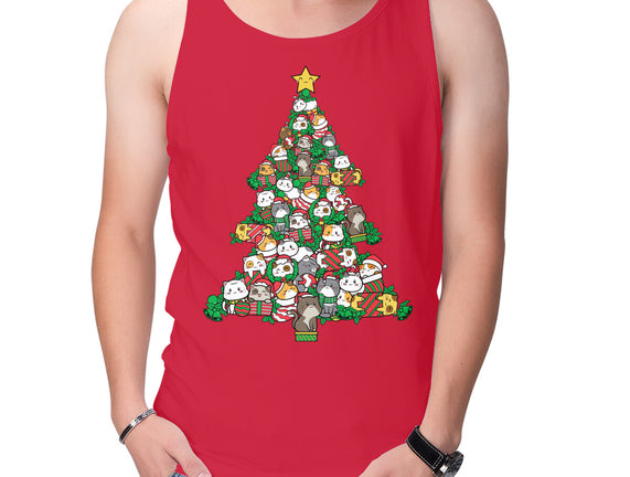 Cat Doodle Christmas Tree