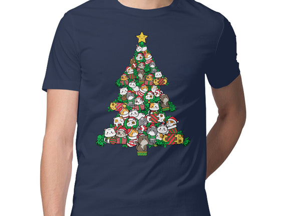 Cat Doodle Christmas Tree