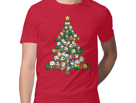 Cat Doodle Christmas Tree