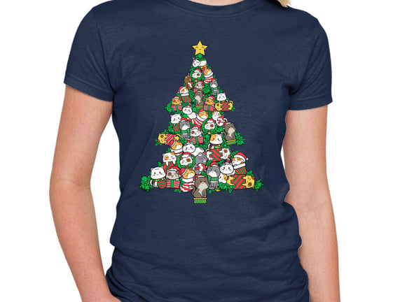 Cat Doodle Christmas Tree