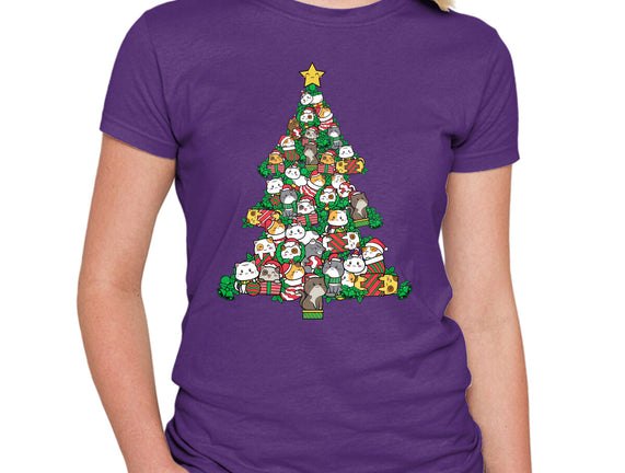 Cat Doodle Christmas Tree